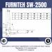 Комплект автоматики FURNITEH SW-2500 для распашных ворот