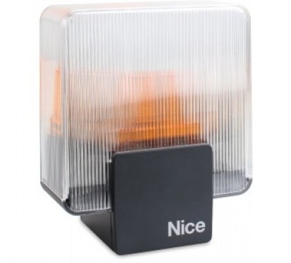Nice ELAC прозрачная сигнальная лампа с антенной для ворот и шлагбаумов